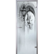 Дверь Аркада, стекло матовое