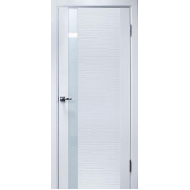 Дверь D4 Техно, Белая эмаль