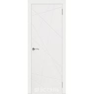 Дверь Граффити 5, ДГ, белая эмаль