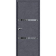  Дверь Порта-55 4AF Graphite Art Mirox Grey