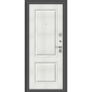 Дверь входная S 104.К32 Антик Серебро/Bianco Veralinga